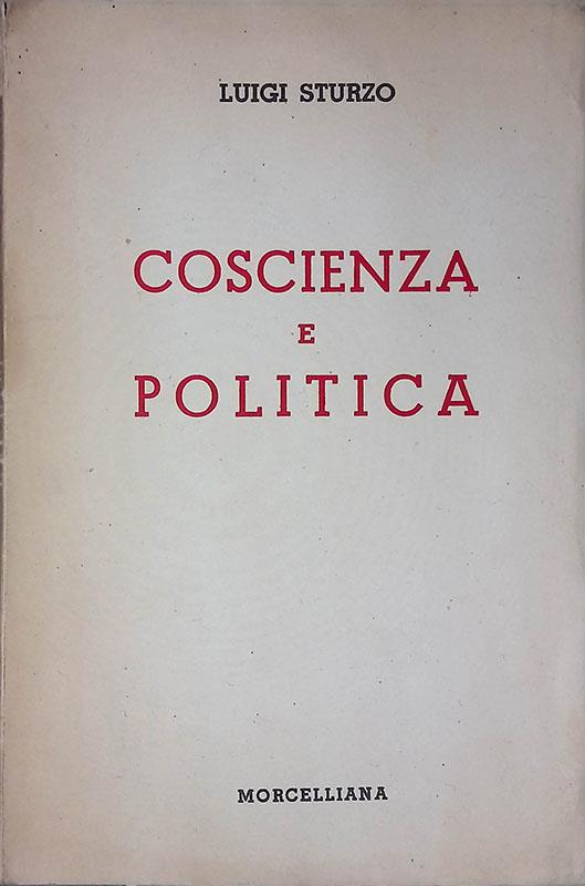 Coscienza e politica - Luigi Sturzo - copertina