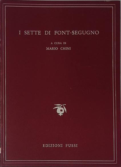 I sette di Font-Segugno - Mario Chini - copertina