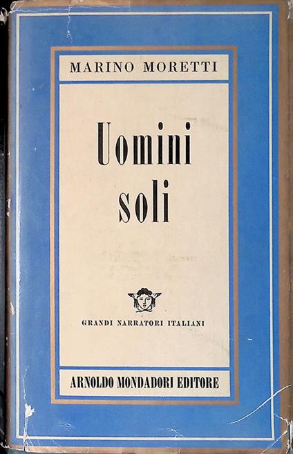 Uomini soli - Marino Moretti - copertina