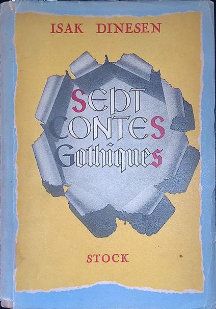 Sept contes gothiques - Isak Dinesen - copertina