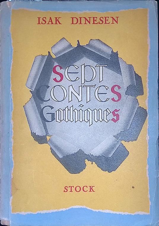 Sept contes gothiques - Isak Dinesen - copertina