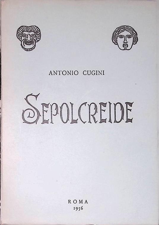 Sepolcreide - Antonio Cugini - copertina