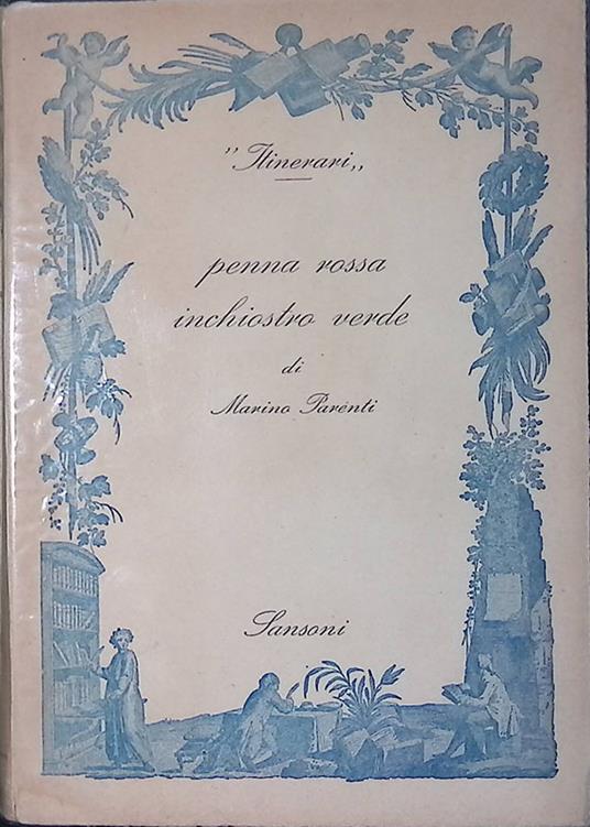 Penna rossa inchiostro verde - Marino Parenti - copertina