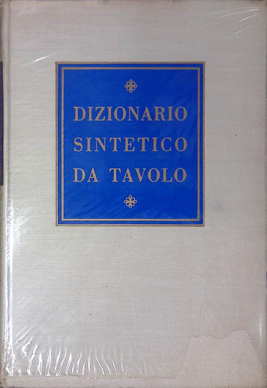Dizionario Sintetico Da Tavolo - Leo Pollini - copertina