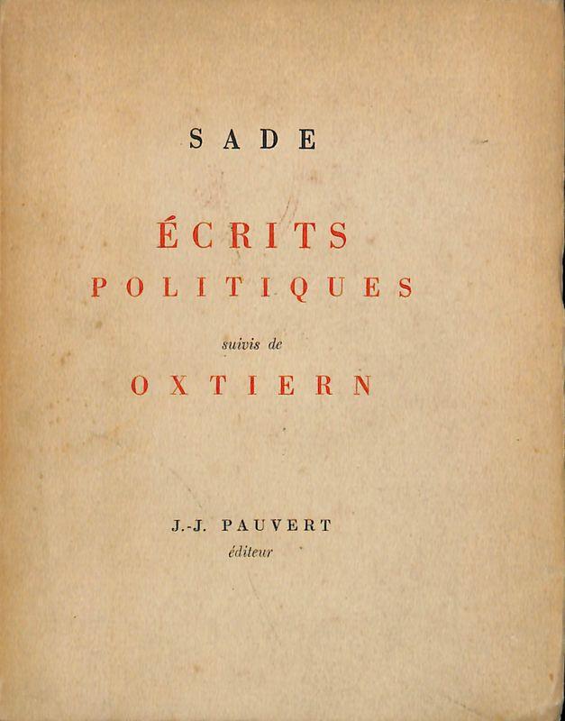 Ecrits politiques suivis de Oxtiern