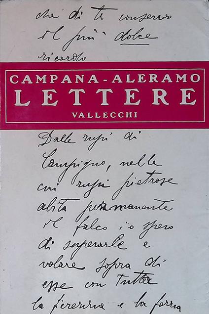 Lettere - Dino Campana - copertina