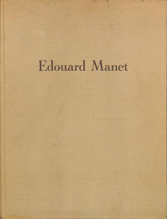 Edouard Manet. Acquarelli, pastelli e disegni a colori - Jean Leymarie - copertina