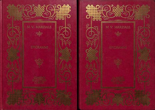 Epigrammi. 2 volumi - M. Valerio Marziale - copertina