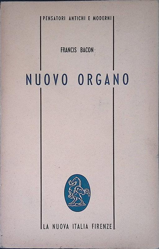 Nuovo organo - Francis Bacon - copertina