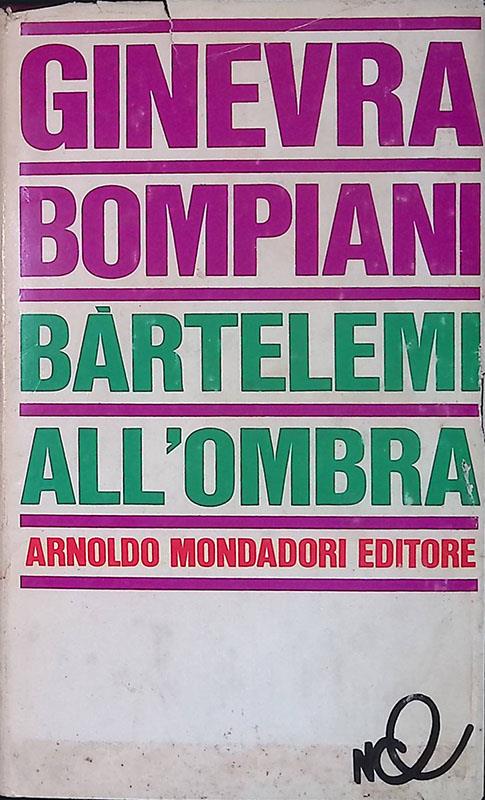 Bàrtelemi all'ombra - Ginevra Bompiani - copertina