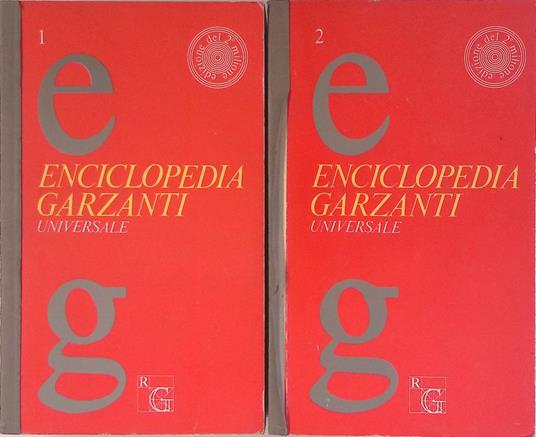 Enciclopedia Garzanti Universale. 2 Volumi - copertina