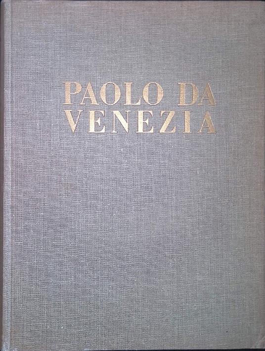 Paolo da Venezia muraro - Michelangelo Muraro - copertina