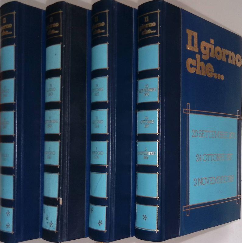 Il giorno che... QUATTRO VOLUMI