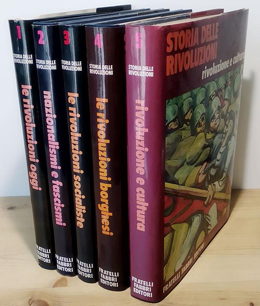 Storia delle rivoluzioni. 5 volumi - Ruggiero Romano - copertina