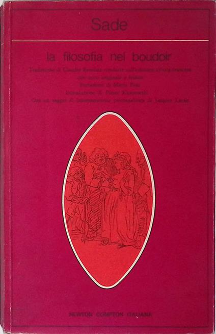La filosofia nel boudoir - François de Sade - copertina