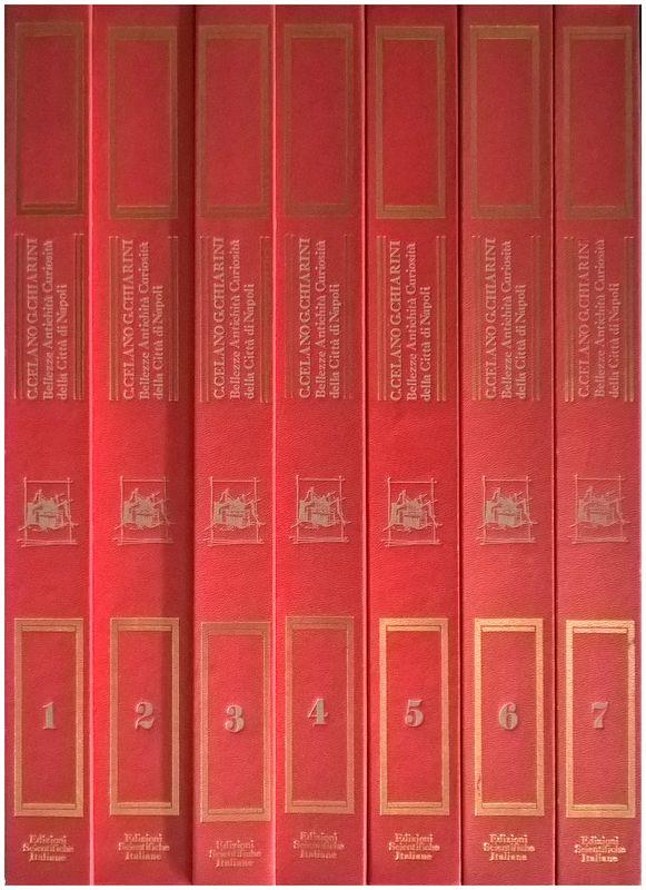 Notizie del bello, dell'antico e del curioso della città di Napoli, divise dall'autore in dieci giornate per guida e comodo dè viaggiatori. SETTE VOLUMI