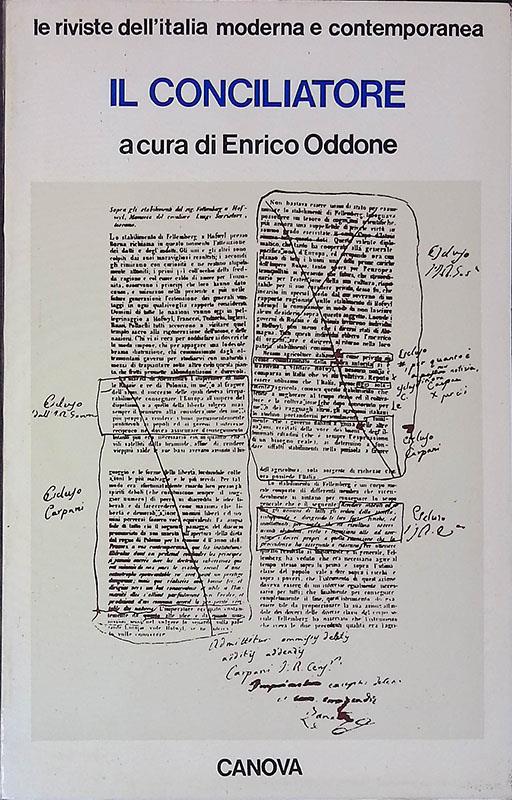 Il conciliatore - Enrico Oddone - copertina