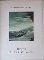 Dipinti del XV e XVI secolo