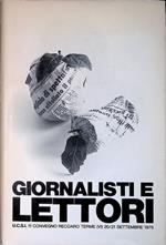 Giornalisti e lettori. U.C.S.I. Convegno Recoaro Terme 20/21 settembre 1975