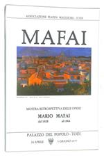 Mafai. Mostra retrospettiva delle opere Mario Mafai dal 1928 al 1964
