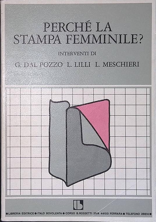 Perché la stampa femminile? - Giuliana Dal Pozzo - copertina