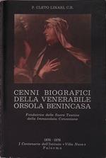 Cenni biografici della venerabile Orsola Benincasa