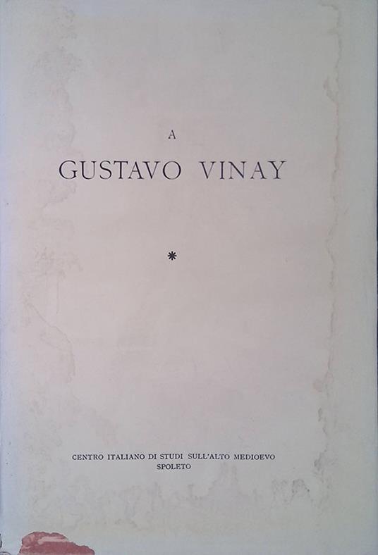Studi Medievali. 3° serie, anno XVIII, Fasc. II, dicembre 1977. A Gustavo Vinay - copertina
