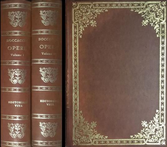 Opere di Giovanni Boccaccio. DUE VOLUMI - Cesare Segre - copertina