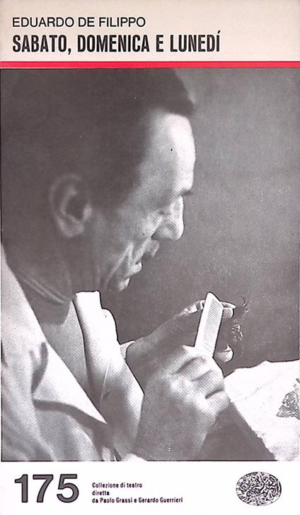 Sabato, domenica e lunedi - Eduardo De Filippo - copertina