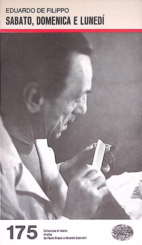 Sabato, domenica e lunedi - Eduardo De Filippo - copertina