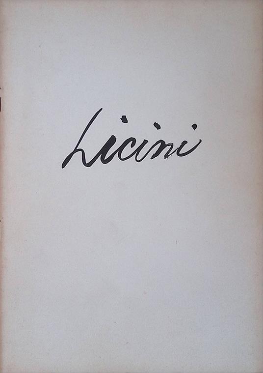 Osvaldo Licini. Olii e disegni 1919-1958 - copertina