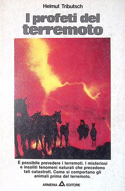 I profeti del terremoto - Tributsch Helmut - copertina