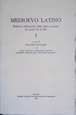 Medioevo latino. Bollettino bibliografico della cultura europea dal secolo VI al XIII. Volume I