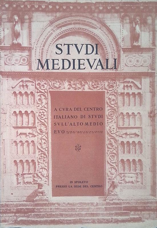 Studi Medievali. 3° serie, anno XXI, Fasc. II, dicembre 1980