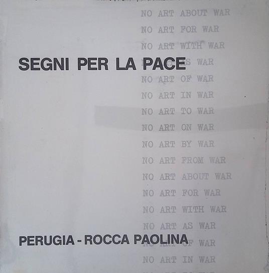 Segni Per La Pace - Giulio C. Argan - copertina