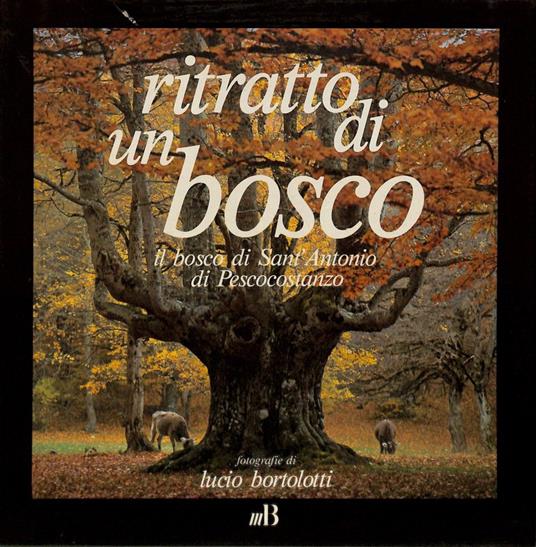 Ritratto di un bosco, il bosco di Sant'Antonio di Pescocostanzo - Lucio Bortolotti - copertina