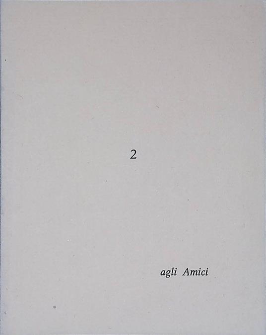 Agli Amici n.2. Una poesia di Dino Carlesi. Salperanno solo le parole. Litografia di Maria Stuarda Varetti - Dino Carlesi - copertina