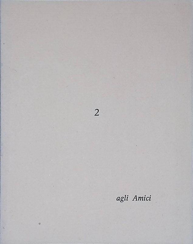 Agli Amici n.2. Una poesia di Dino Carlesi. Salperanno solo le parole. Litografia di Maria Stuarda Varetti