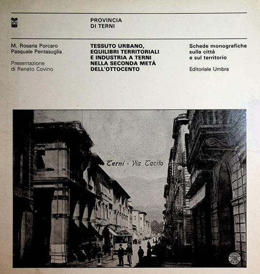 Tessuto urbano, equilibri territoriali e industria a Terni nella seconda metà dell'Ottocento - copertina