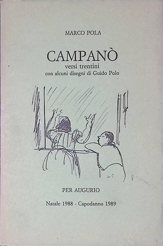 Campanò. Versi trentini - Marco Pola - copertina