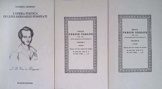 L' opera poetica di Luigi Bernardo Pompeati - Caterina Dominici - copertina