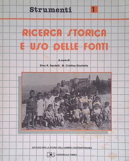 Ricerca storica e uso delle fonti - copertina