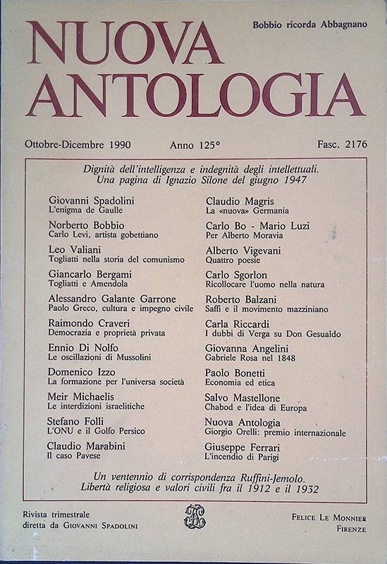Nuova antologia. Bobbio ricorda Abbagnano