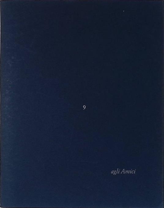 Agli Amici n.9. Lettera di Dini Carlesi. Lettera gozzaniana non spedita a Signorina Giovinezza. Incisione di Anna Sanesi - Dino Carlesi - copertina