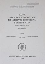 Acta ad Archaeologiam et Artium Historiam Pertinentia. Series Altera in 8. Volumen VIII - Estratto. Il giovane di Mozia - un attore?