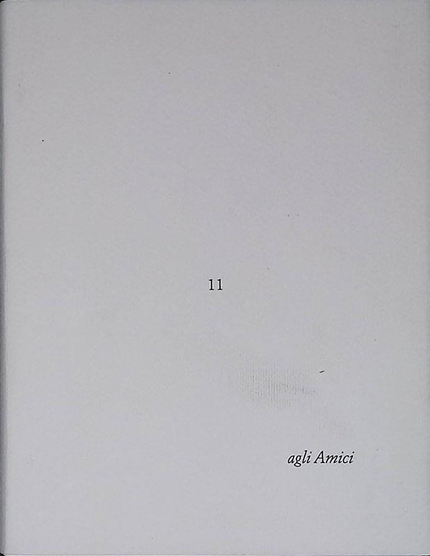 Agli Amici n.11. Lettera di Dino Carlesi. Lettera sulle capriole e sull'elogio del provvisorio, si fa per dire... Xilografia di Ugo Maffi