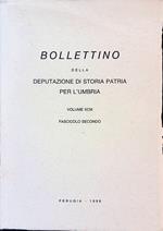 Bollettino della Deputazione di Storia Patria per l'Umbria. Volume XCIII. Fascicolo secondo
