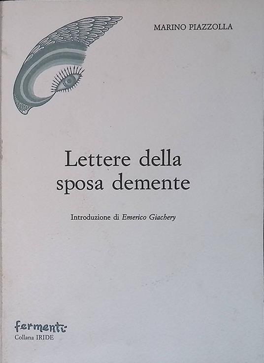 Lettere della sposa demente - Marino Piazzolla - copertina