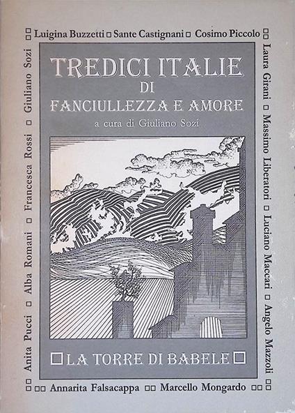 Tredici italie di fanciullezza e amore - Giuliano Sozi - copertina