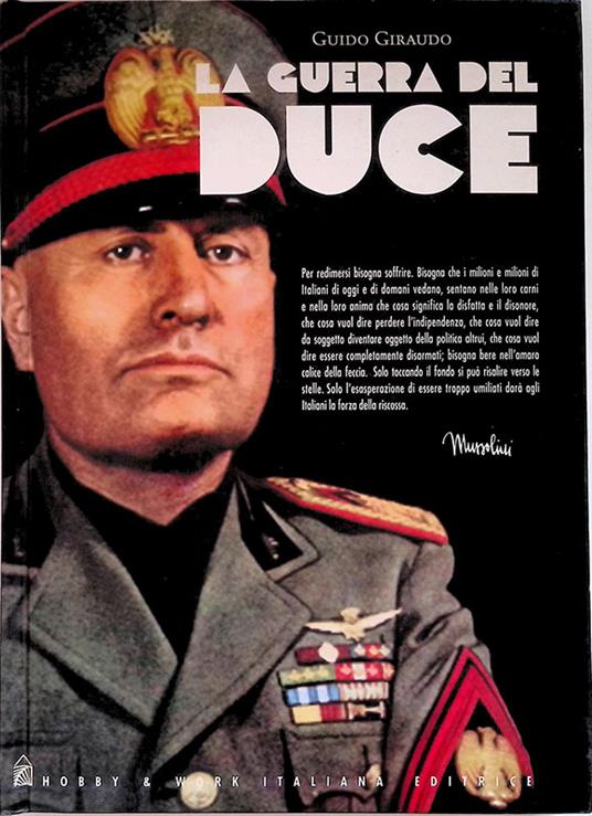 La guerra del Duce - Guido Giraudo - copertina